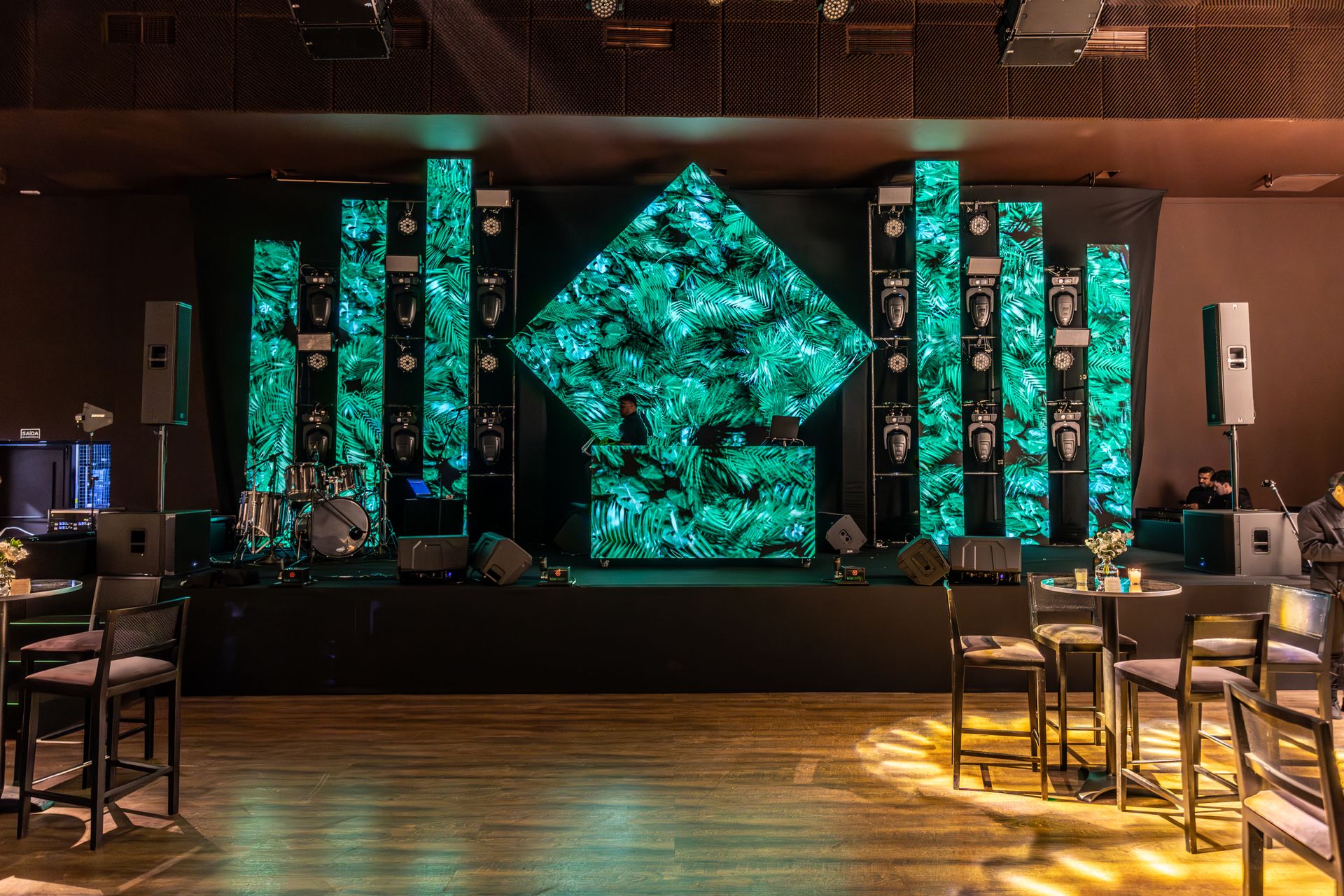 Stage and architectural lighting design for churches and event venues
